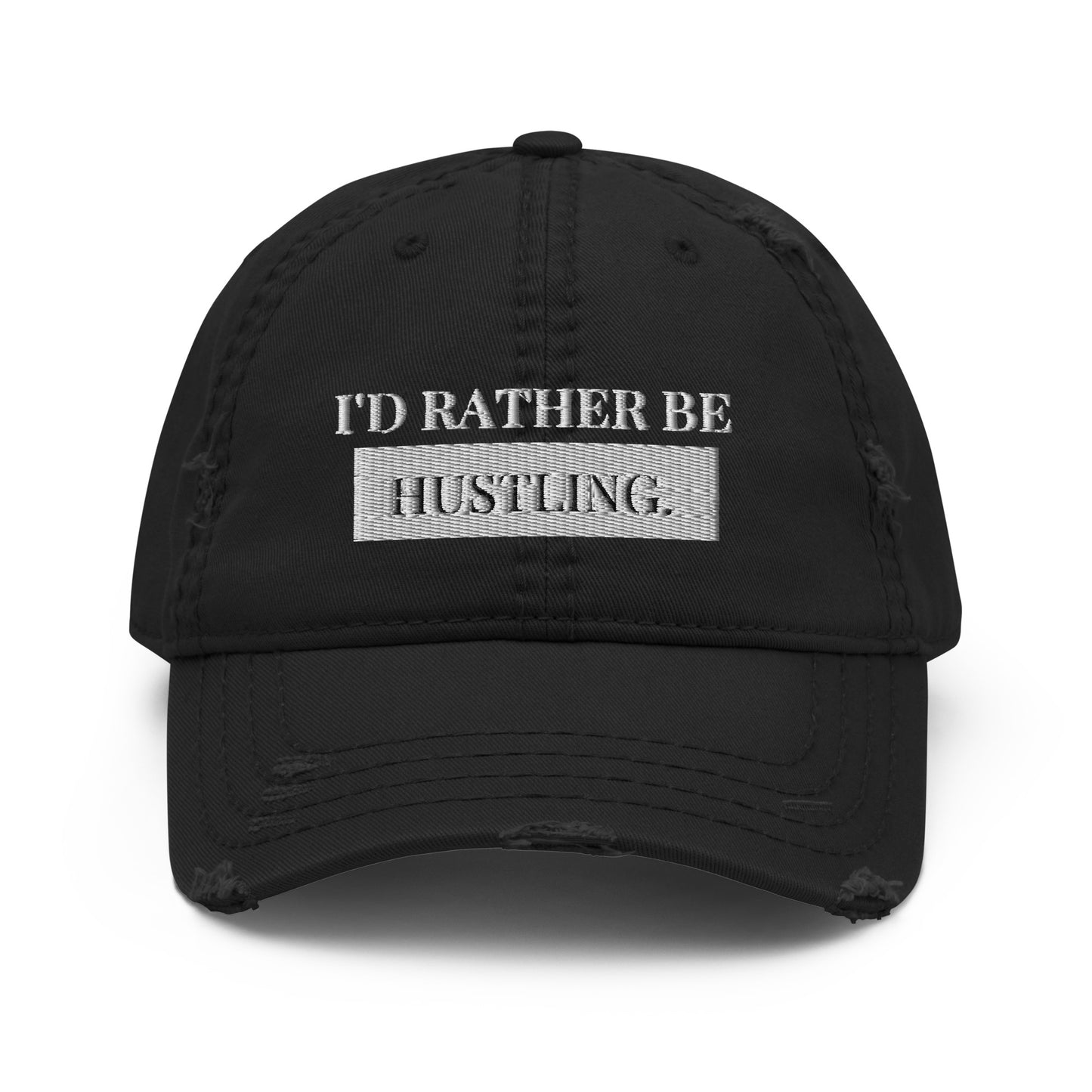 Hustling Distressed Hat