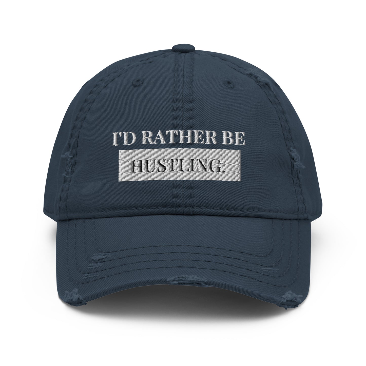 Hustling Distressed Hat